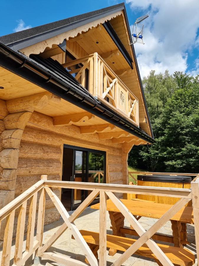 Babiogorska Chata - Dom Z Bali Z Jacuzzi I Sauna Zawoja Buitenkant foto
